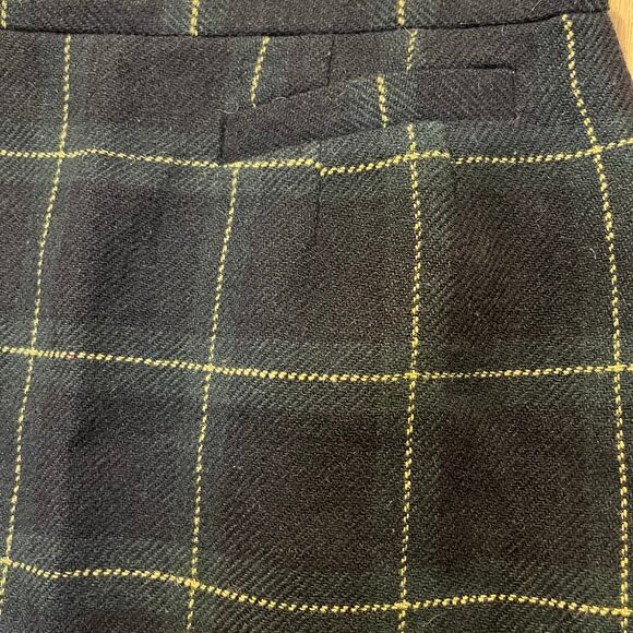 Vintage Harve Benard Sport Plaid Pencil Skirt Women's Size 10 100% Wool - Picture 6 of 10